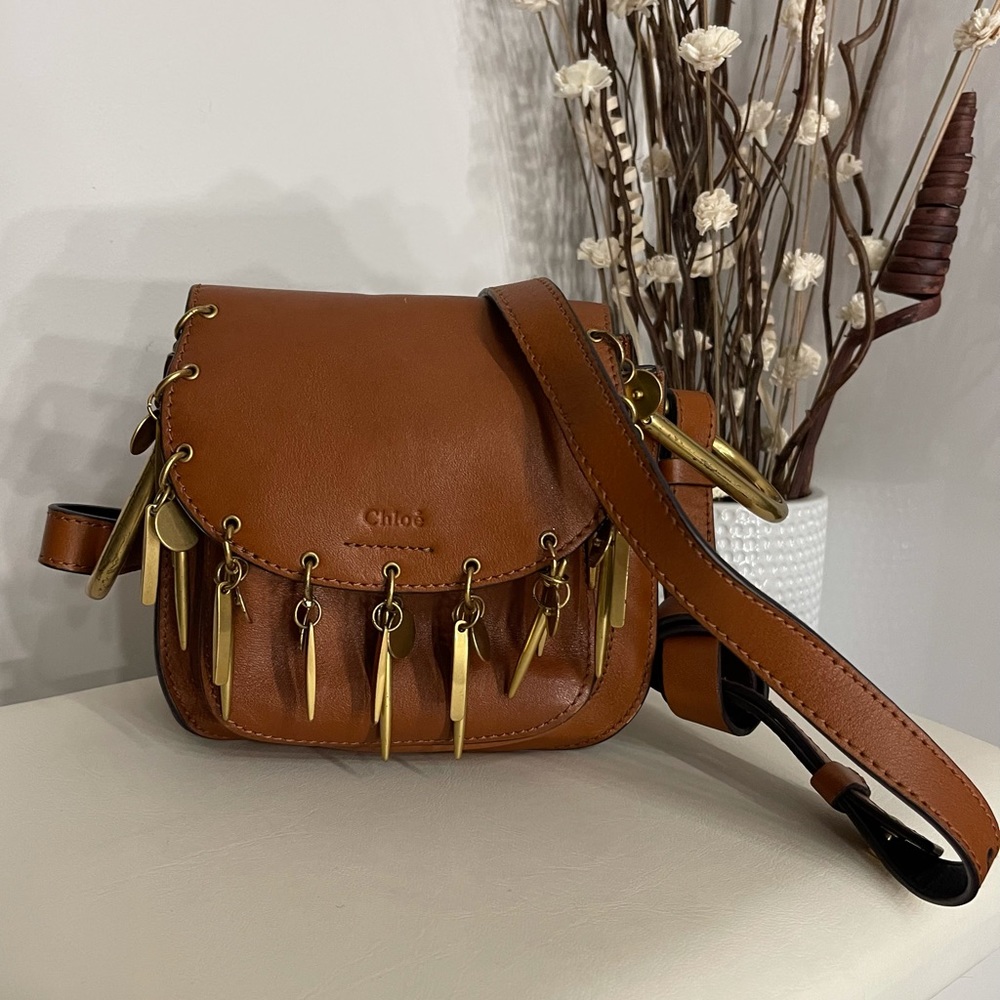 !SOLD! Authentic Chloe Hudson Mini Charm Shoulder Bag 2015 !
